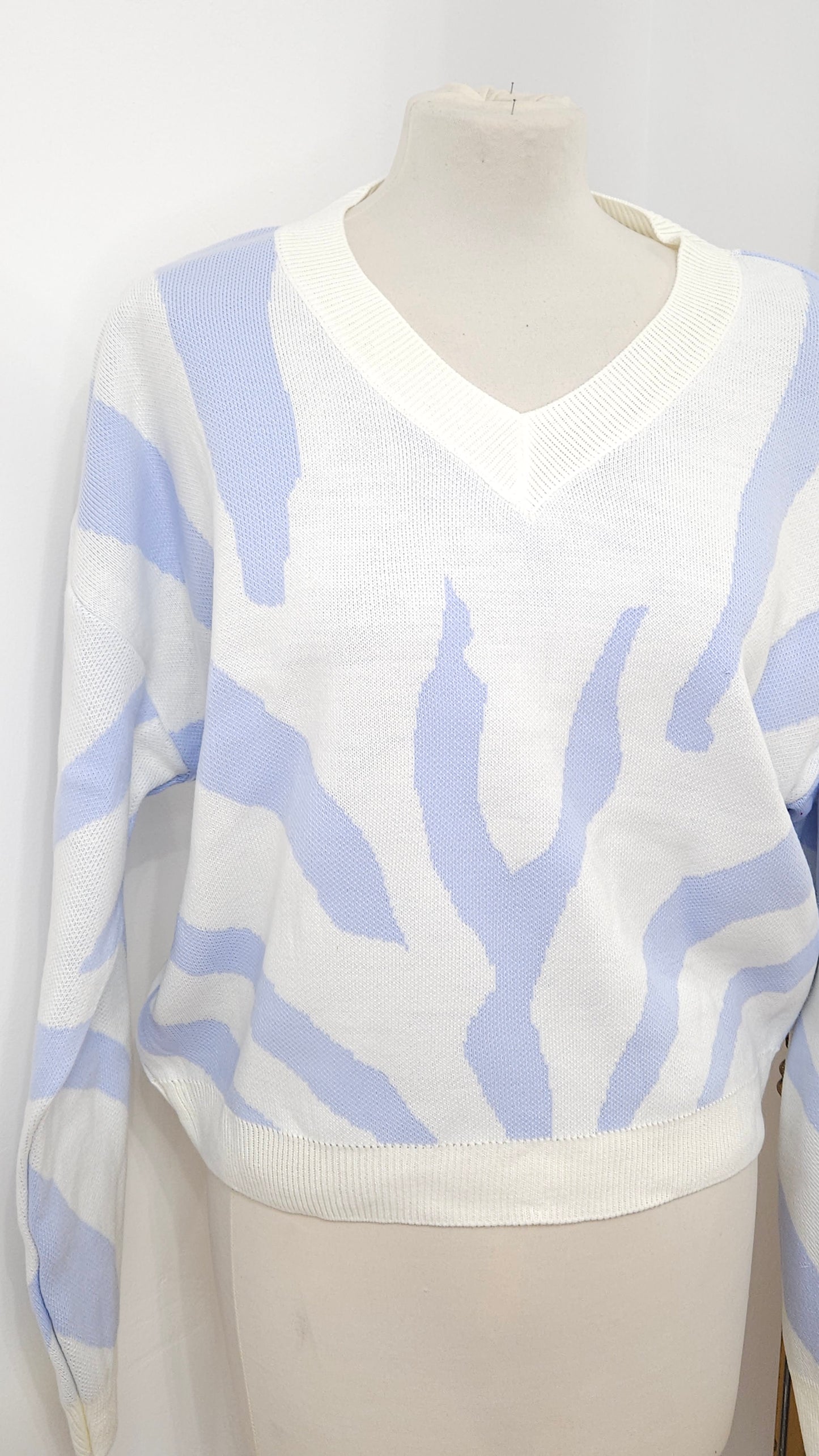 Pullover zebrato