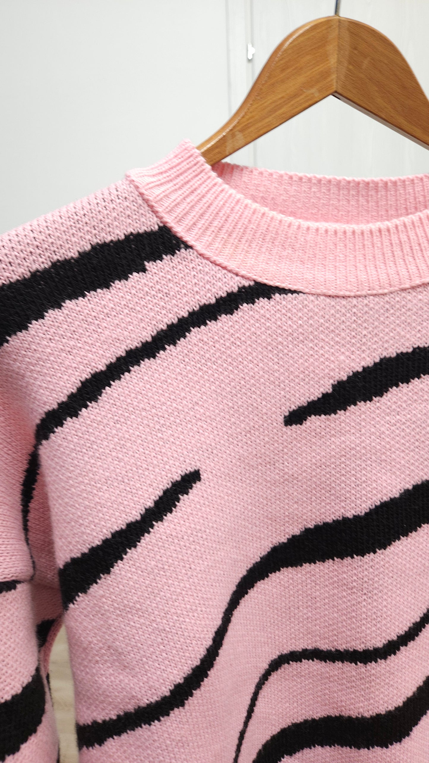 Maglione zebrato