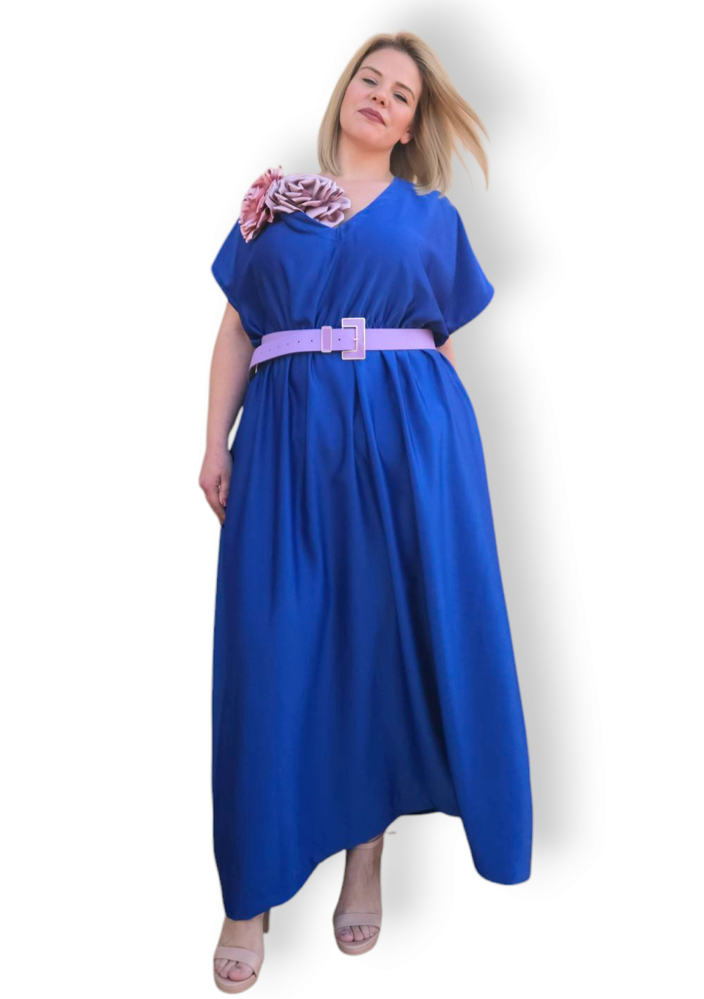 Vestito lungo curvy