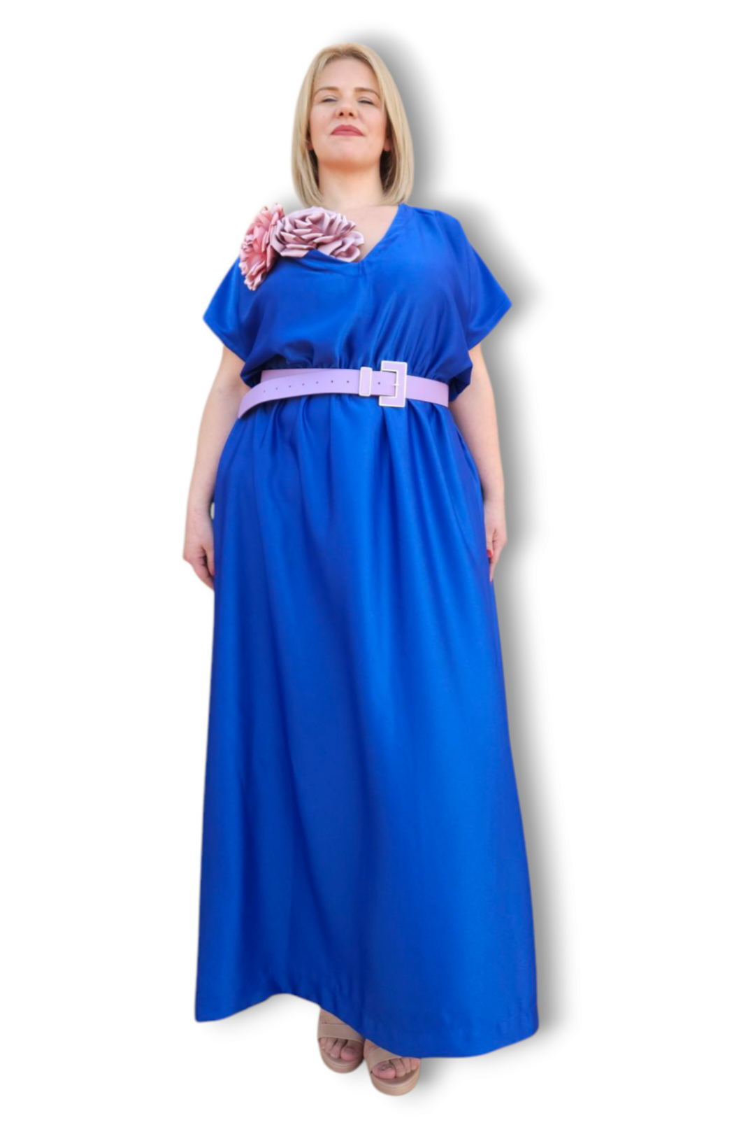 Vestito lungo curvy