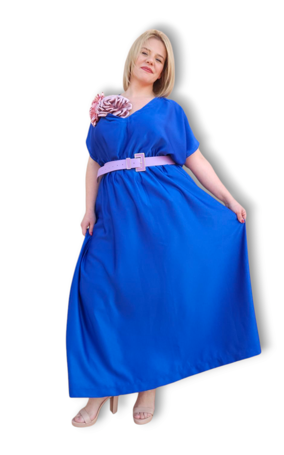 Vestito lungo curvy