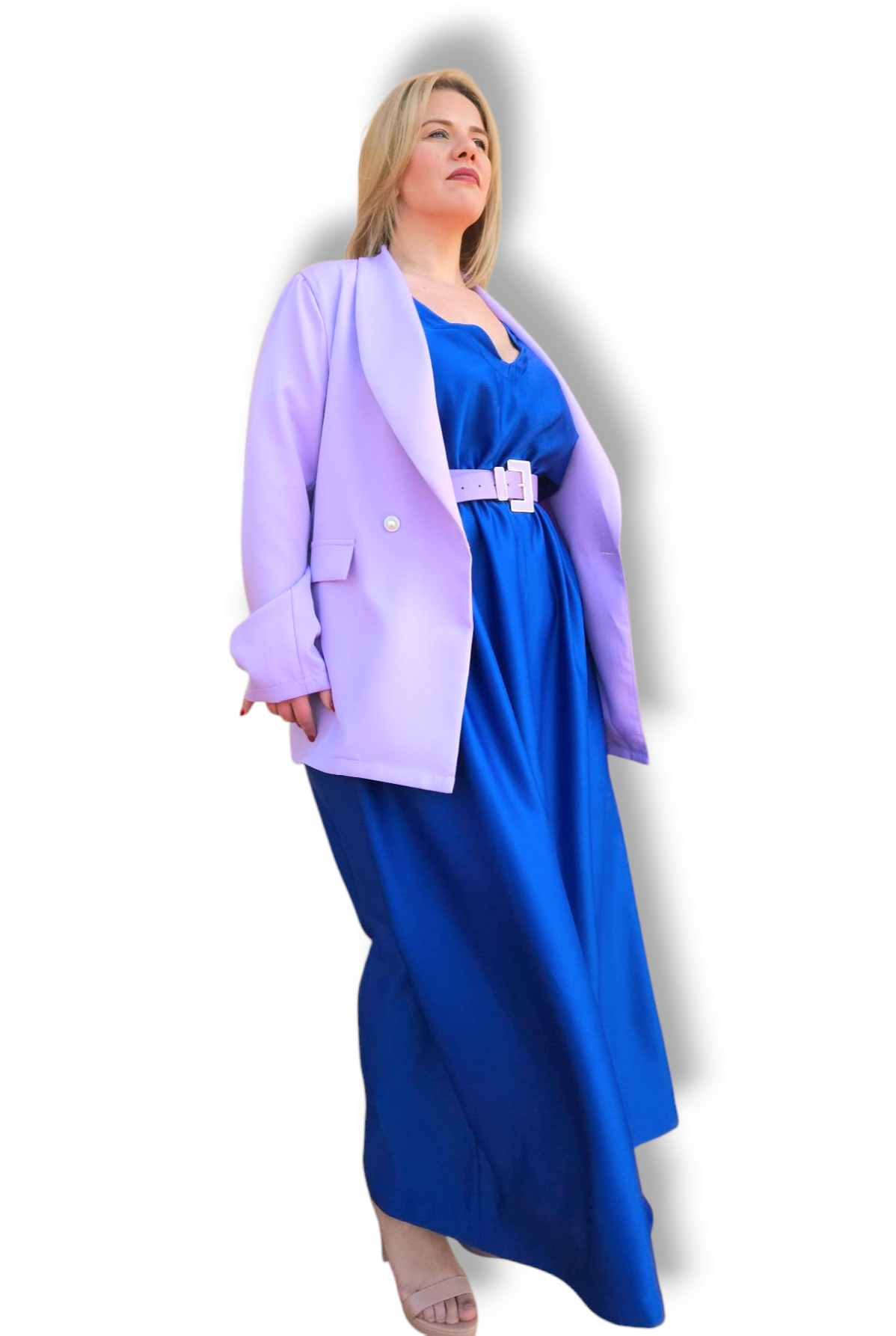 Vestito lungo curvy