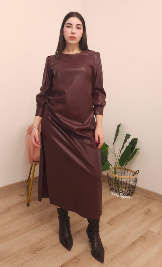 Vestito burgundy