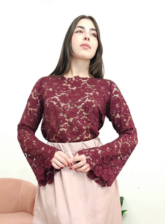 Blusa di pizzo