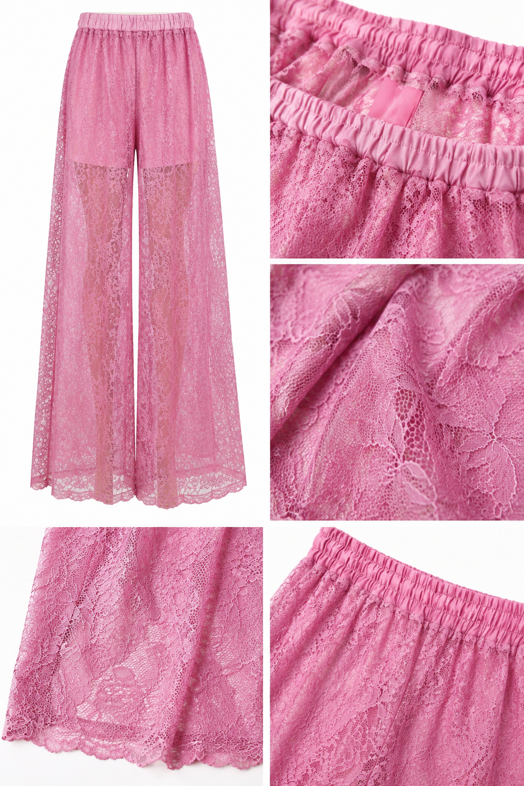 Pantaloni in pizzo