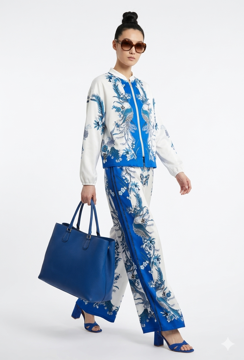 Completo blusa e pantaloni