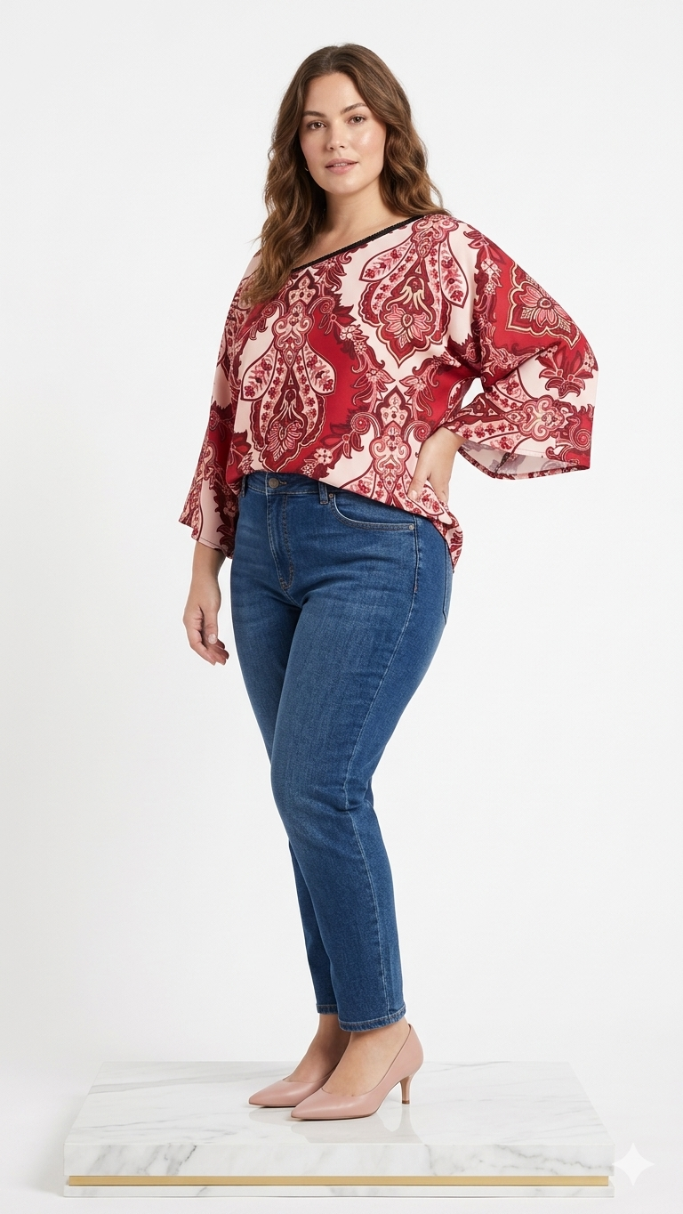 Blusa curvy