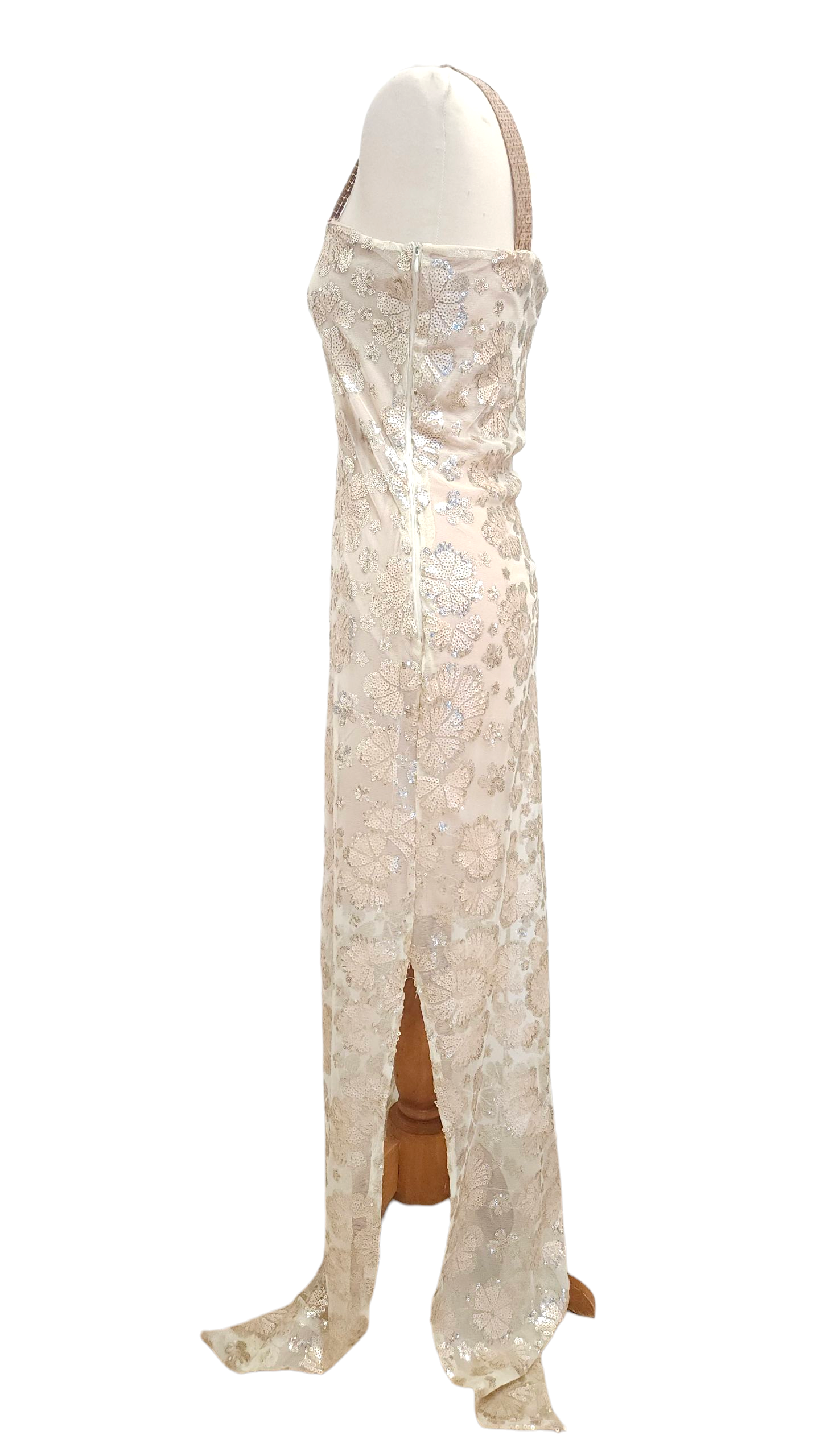 Vestito lungo ricamato