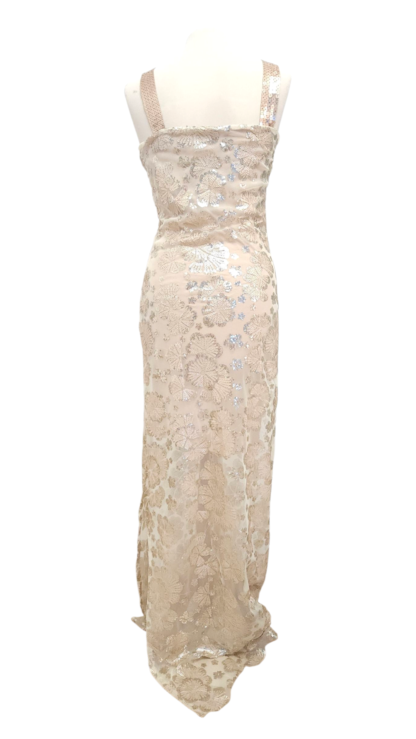 Vestito lungo ricamato