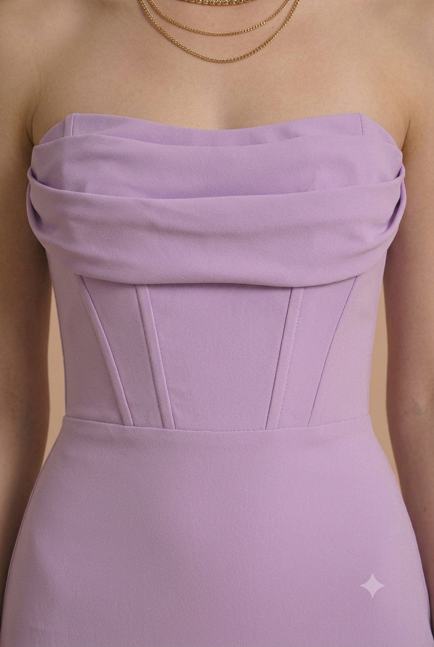 dettaglio corpetto lilla front