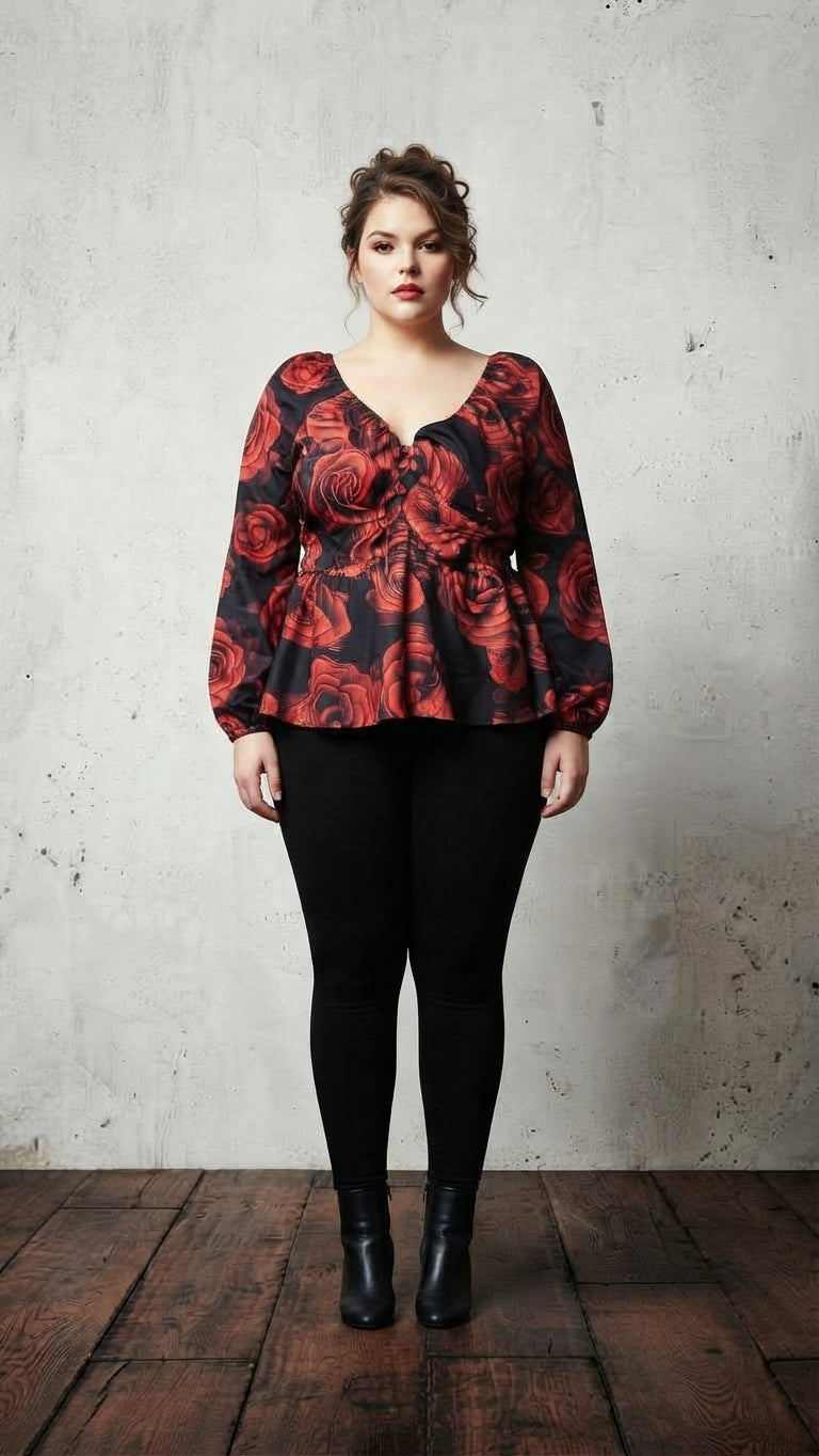 Blusa Peplum Curvy