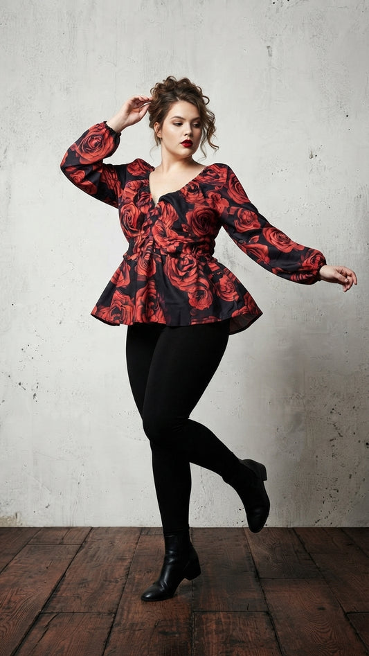 Blusa Peplum Curvy