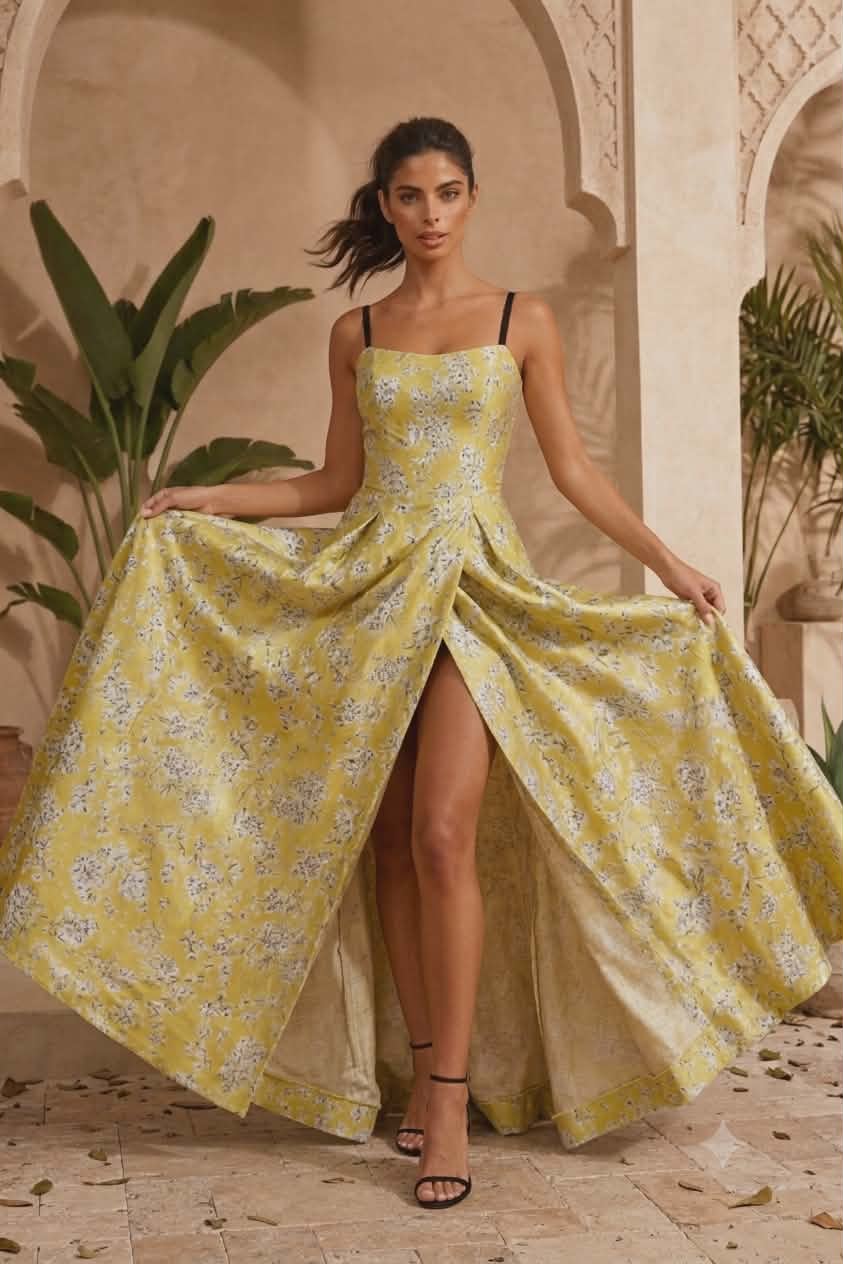 Abito Lungo Floreale