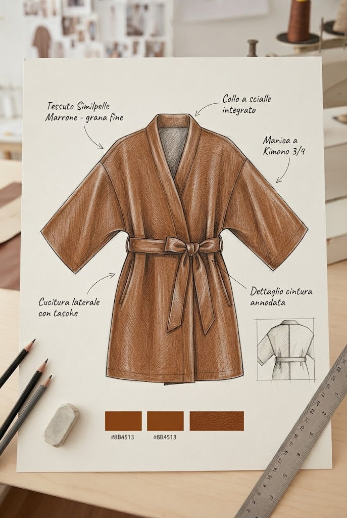 Kimono di Similpelle
