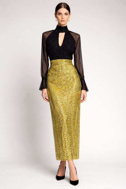 Gonna di paillettes