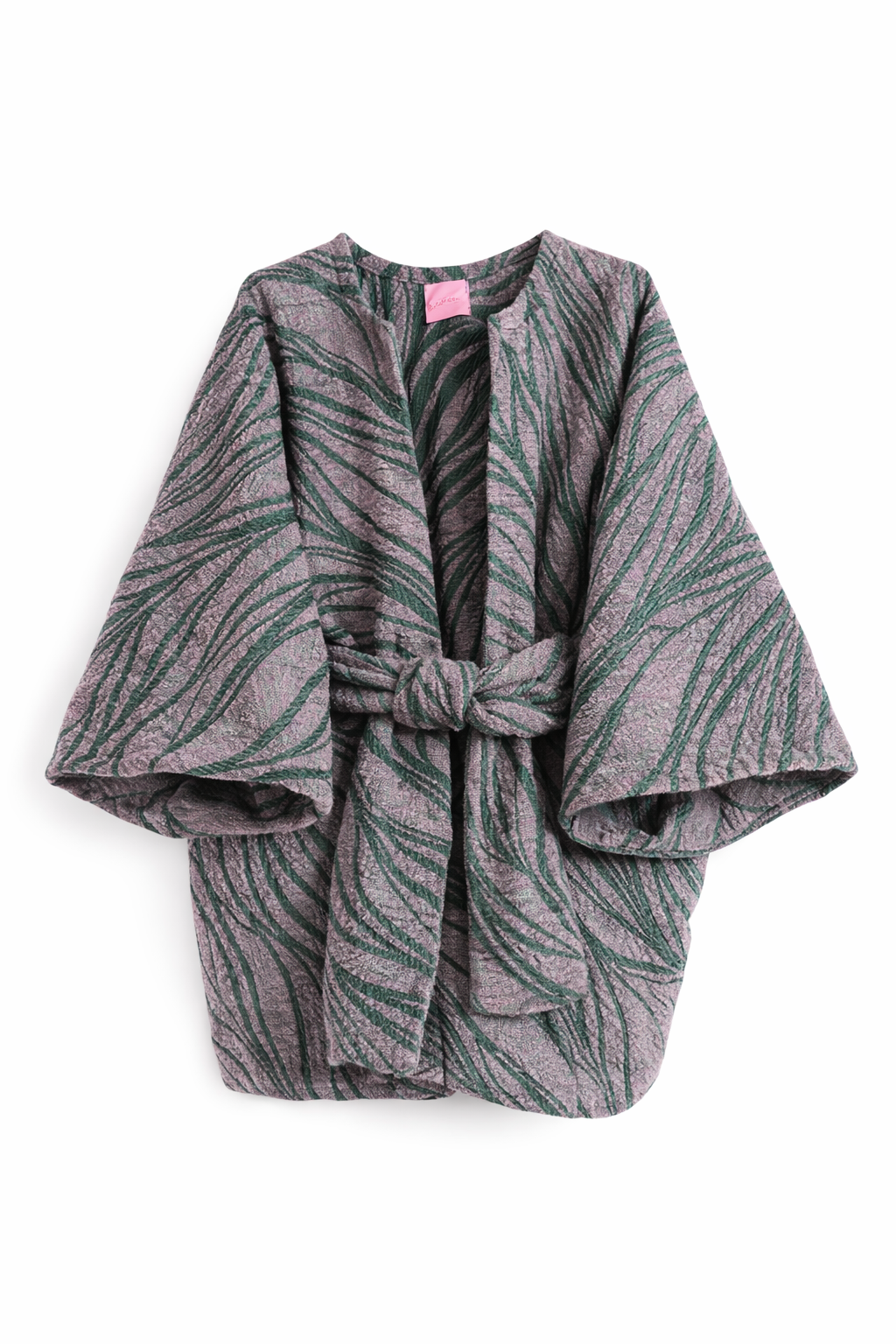 Kimono sartoriale in lana -  Artigianale – Made in Italy