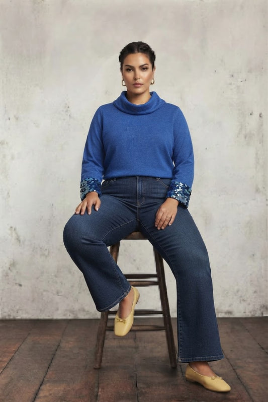 Pullover collo alto - Made in Italy