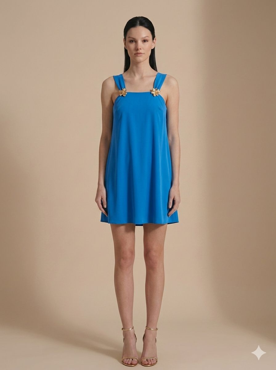 Abito Corto Blu