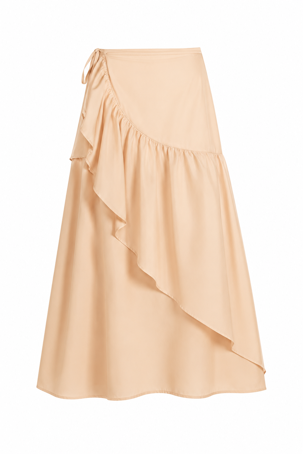 Gonna Lunga Panna con Balza | Stile Boho-Chic | Chiara